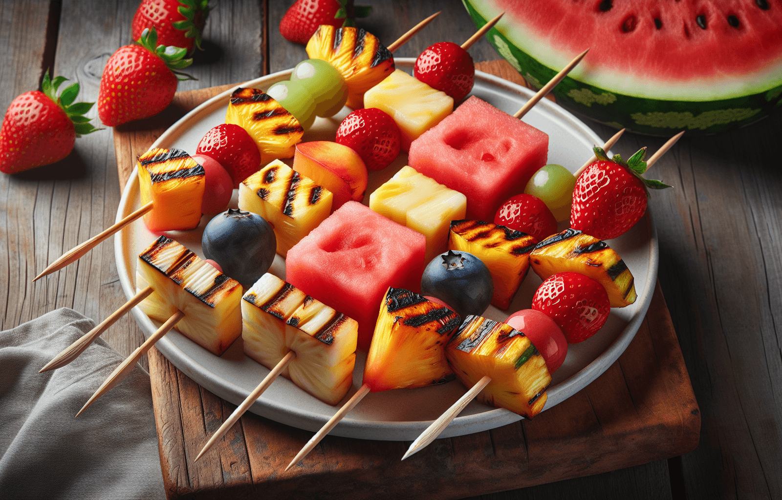 Grilled Fruit Kabobs