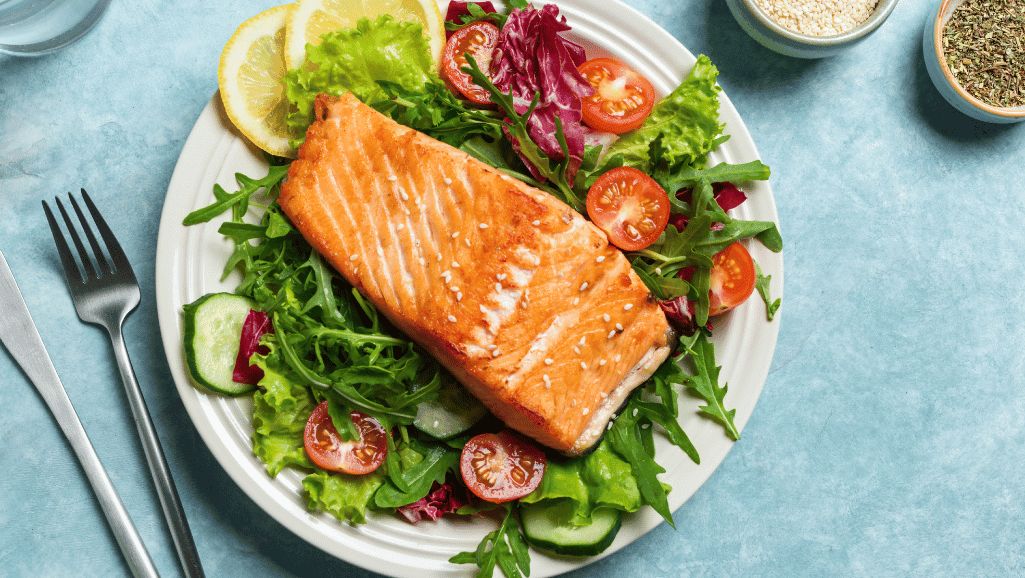 Grilled Lemon Herb Salmon
