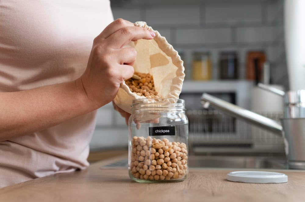 high fiber snack storage