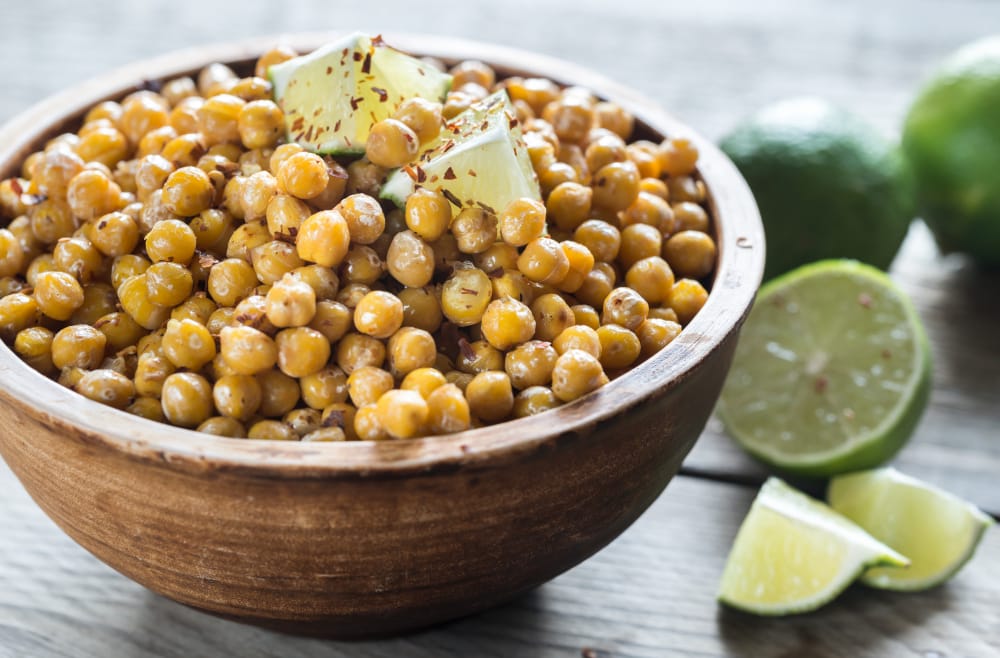 dry roasted chickpeas