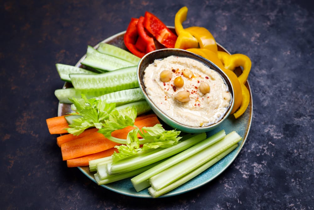 Veggie Sticks with Hummus
