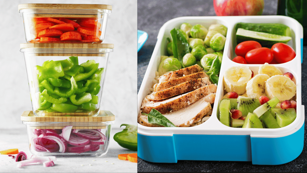 healthy meal prep storage