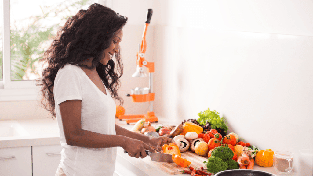 Essential tools and containers for vegetarian meal planning